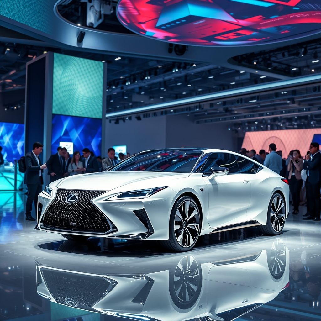 การเปิดตัวครั้งแรกของ Lexus ES EV ในงานเซี่ยงไฮ้ 2025